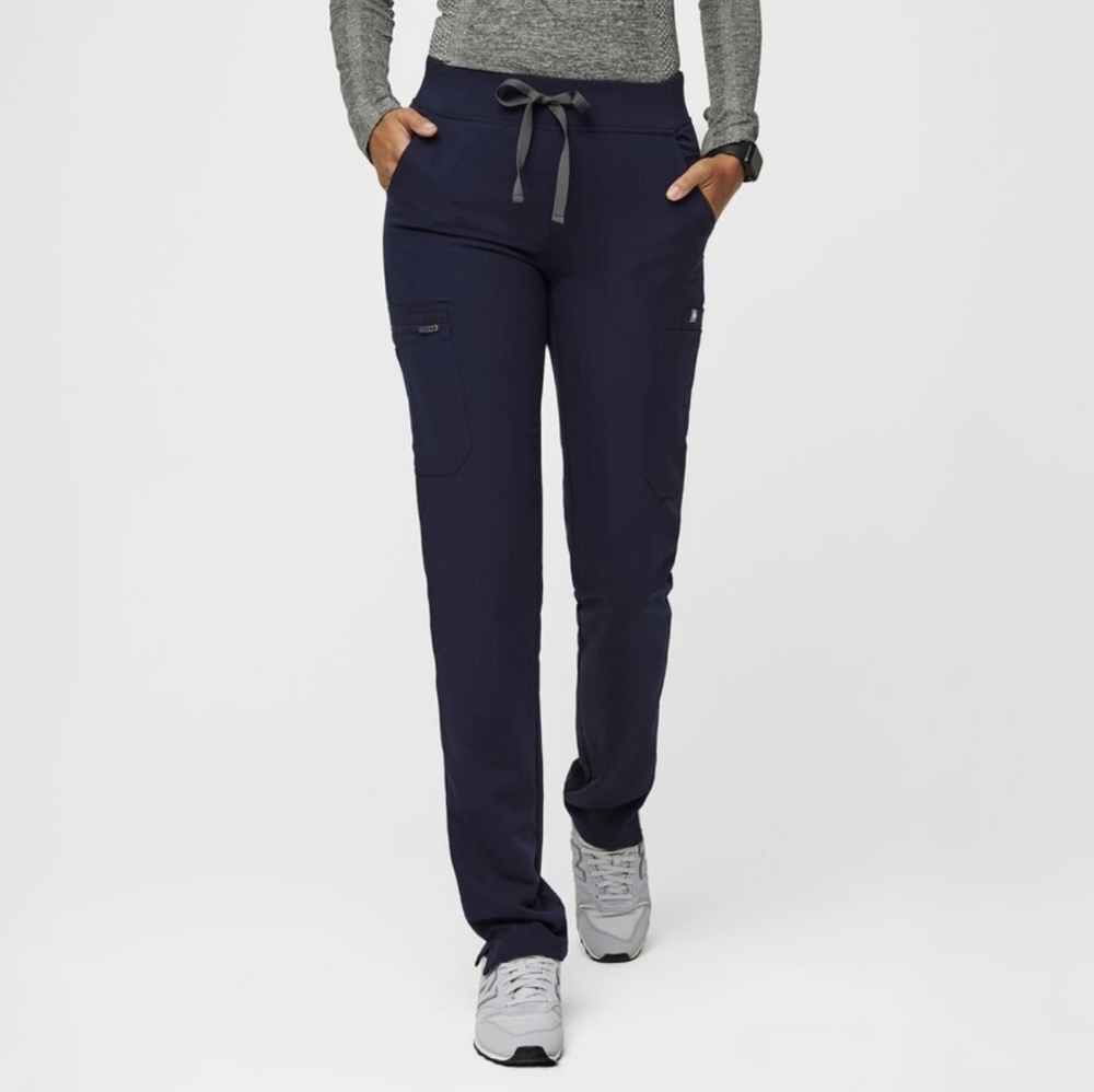 Figs Yola Navy Skinny Scrub Pants xs